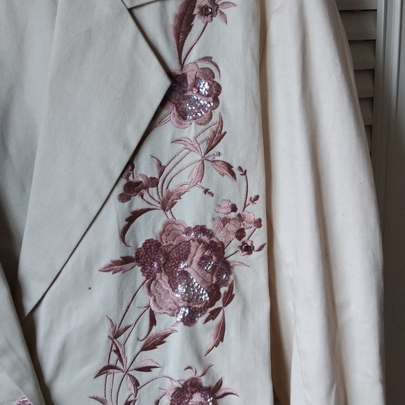 Sequinned tuxedo style blazer - Picture 12 of 13